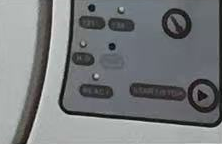 RUNDA 8A brochure photograph of the water-status warning indicators